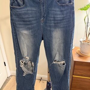 Risen Distressed Blue Jeans 2xl